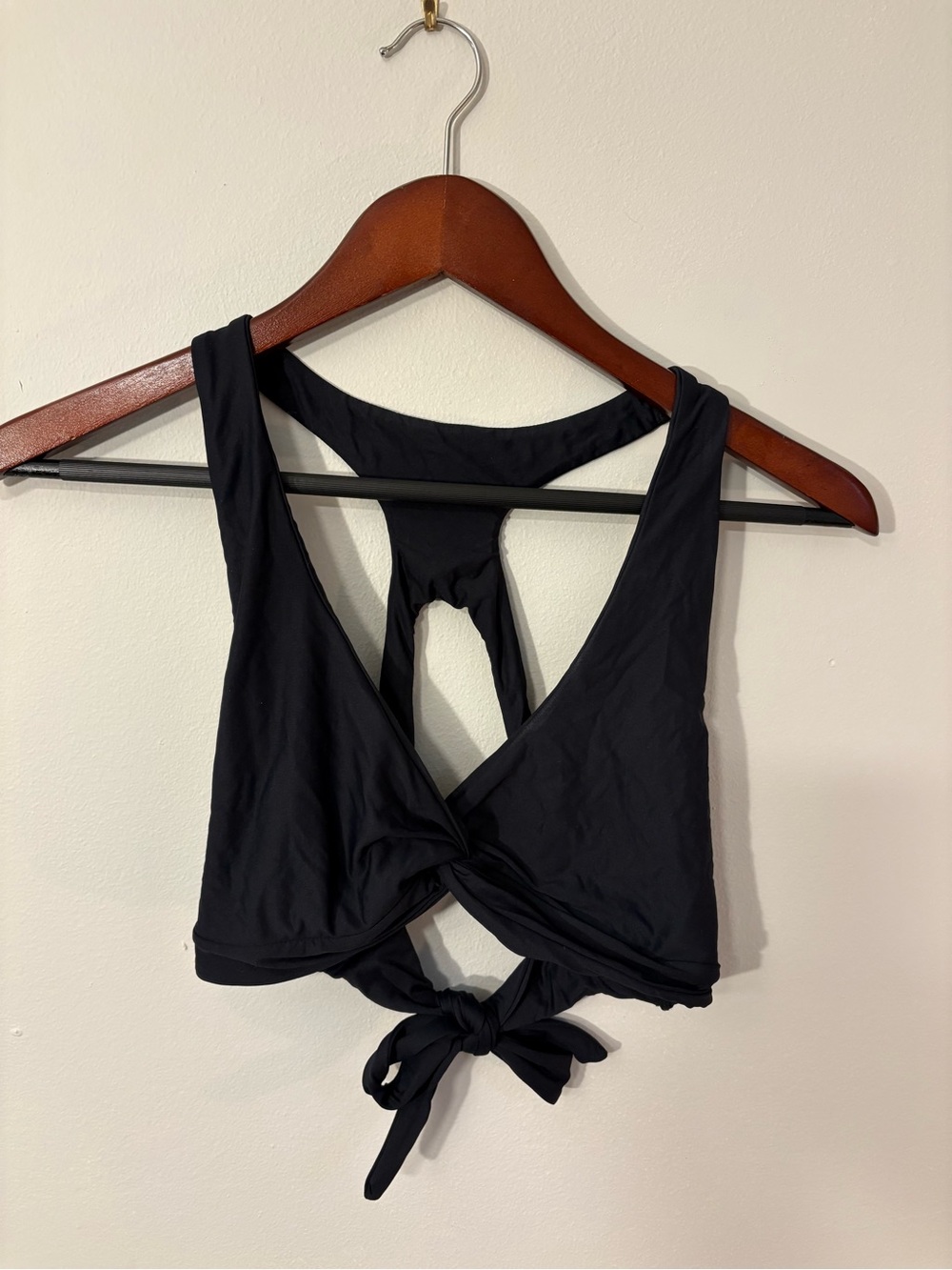 prAna Black Racerback Bikini Set — Top & Bottom — Size Medium 🖤